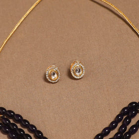 Kundan work choker necklace set 52 - handcrafted