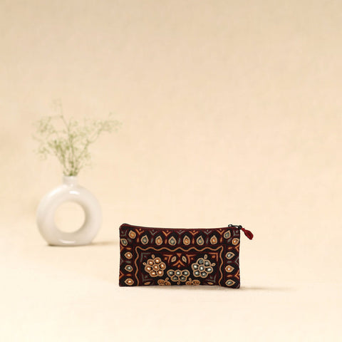 Kutch ahir hand embroidered clutch purse 05 - handcrafted