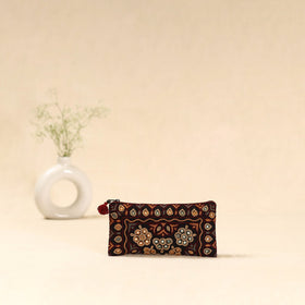 Kutch ahir hand embroidered clutch purse 05 - handcrafted