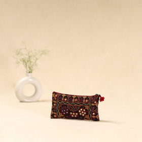 Kutch ahir hand embroidered clutch purse 08 - handcrafted