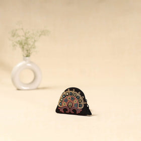 Kutch ahir hand embroidered coin pouch 116 - handcrafted