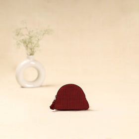 Kutch ahir hand embroidered coin pouch 118 - handcrafted