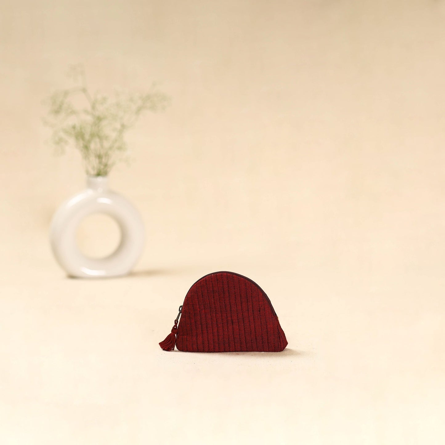 Kutch ahir hand embroidered coin pouch 119 - handcrafted