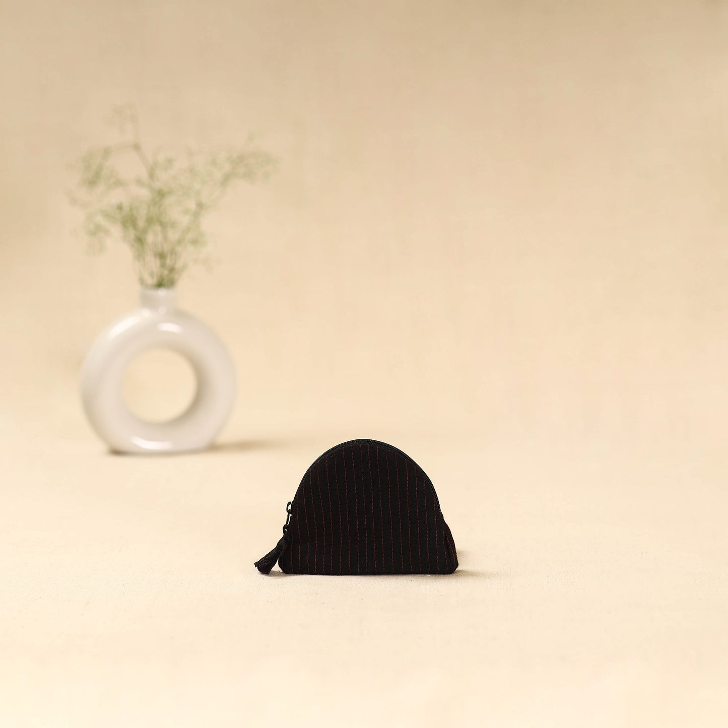 Kutch ahir hand embroidered coin pouch 121 - handcrafted