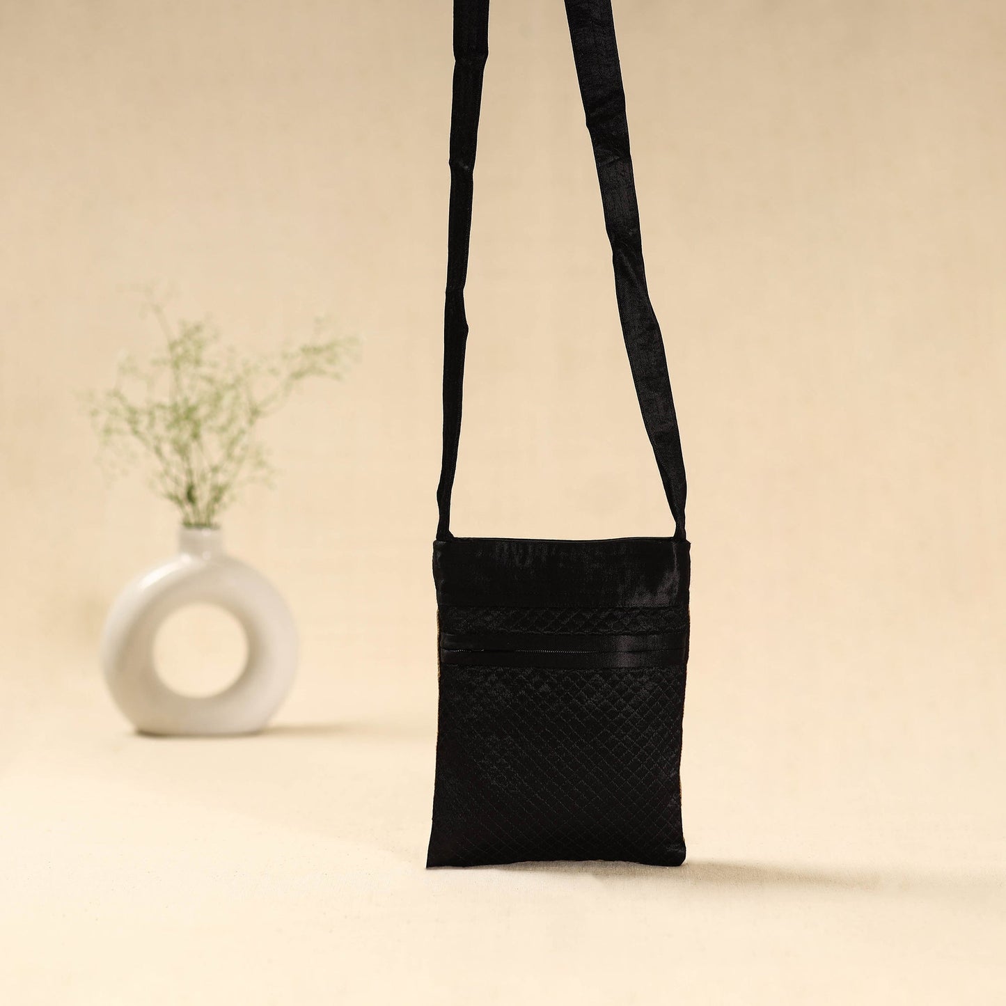 Kutch ahir hand embroidered sling bag 33 - handcrafted