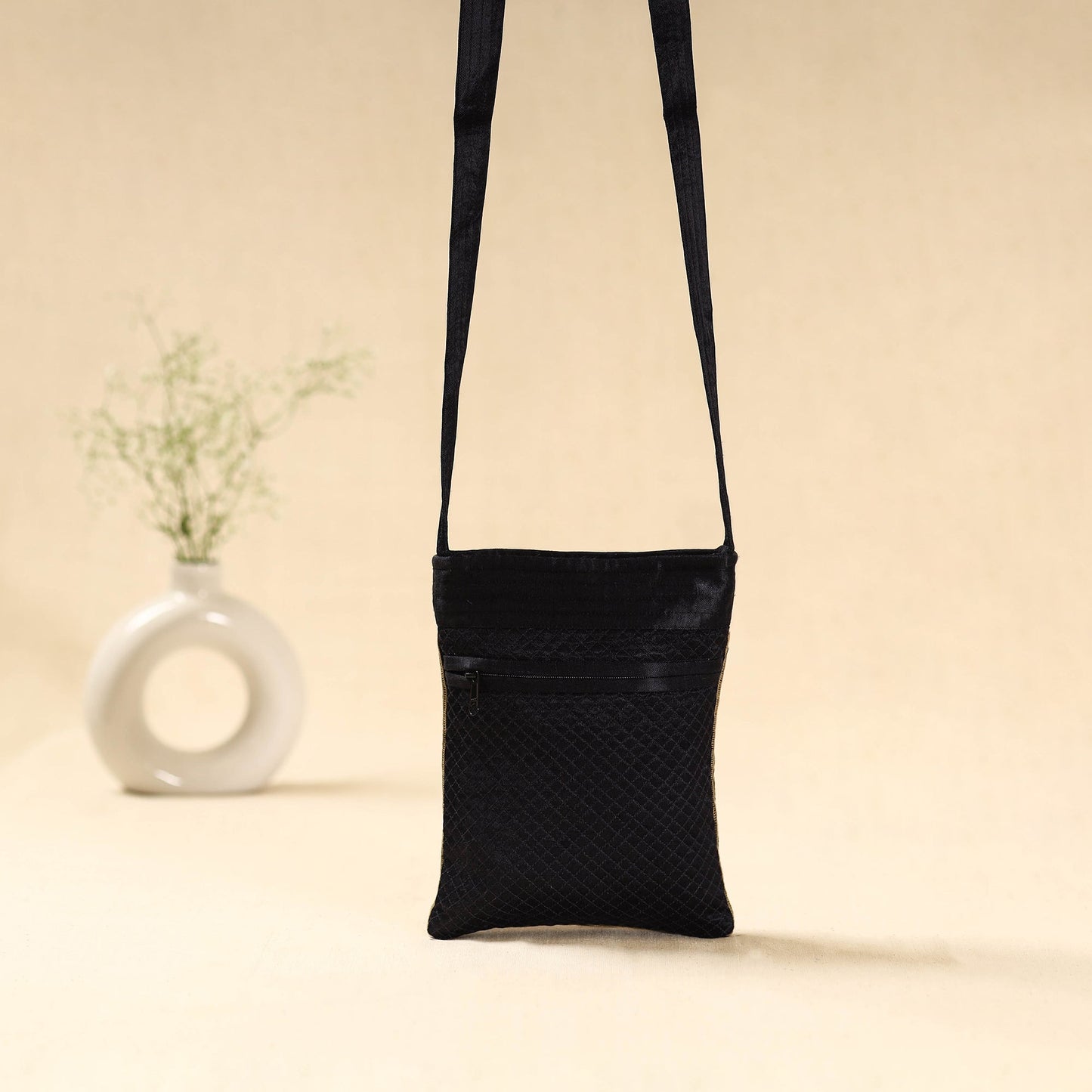 Kutch ahir hand embroidered sling bag 39 - handcrafted