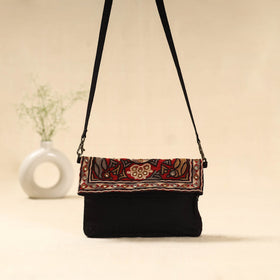 Kutch ahir hand embroidered sling bag 80 - handcrafted