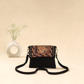 Kutch ahir hand embroidered sling bag 86 - handcrafted