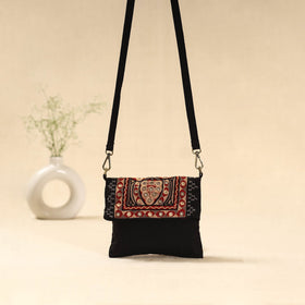 Kutch ahir hand embroidered sling bag 89 - handcrafted