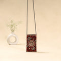 Kutch ahir hand embroidered sling dori mobile pouch 97
