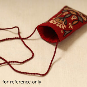 Kutch ahir hand embroidered sling dori mobile pouch 97