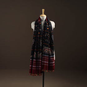 Kutch bandhani handwoven neran hand embroidery merino wool