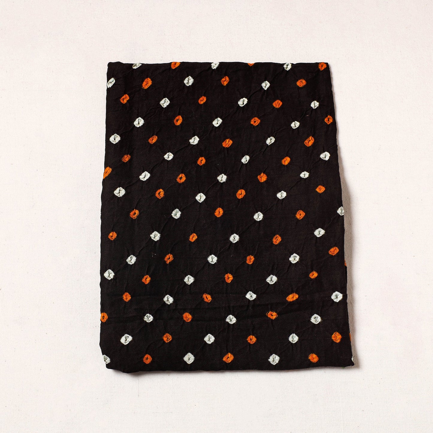  Kutch Bandhani Tie-Dye Satin Cotton Precut Fabric 