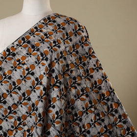 Black - kutch batik cotton fabric 24 - handcrafted