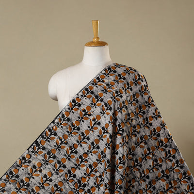 Black - kutch batik cotton fabric 24 - handcrafted