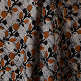 Black - kutch batik cotton fabric 24 - handcrafted