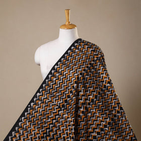 Black - kutch batik cotton fabric 29 - handcrafted