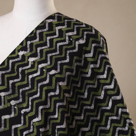 Black - kutch batik cotton fabric 31 - handcrafted