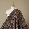 Black - kutch batik cotton fabric 37 - handcrafted