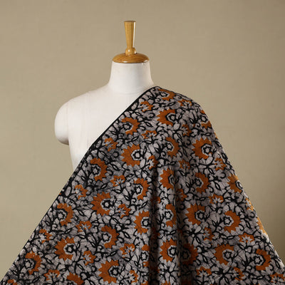 Black - kutch batik cotton fabric 37 - handcrafted