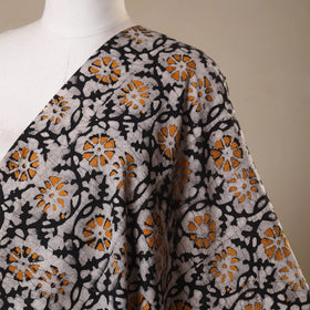 Black - kutch batik cotton fabric 56 - handcrafted