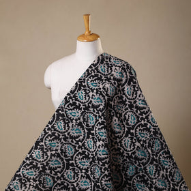 Black - kutch batik cotton fabric 63 - handcrafted