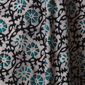 Black - kutch batik cotton fabric 81 - handcrafted