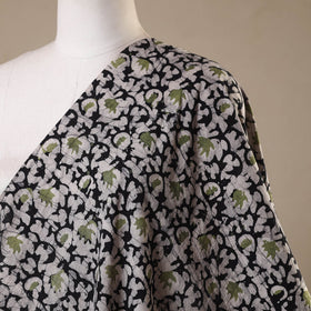 Black - kutch batik cotton fabric 88 - handcrafted