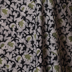 Black - kutch batik cotton fabric 88 - handcrafted