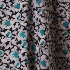 Black - kutch batik cotton fabric 96 - handcrafted