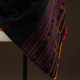 Kutch bhujodi handwoven merino wool dhabla shawl 22