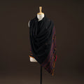 Kutch bhujodi handwoven merino wool dhabla shawl 22