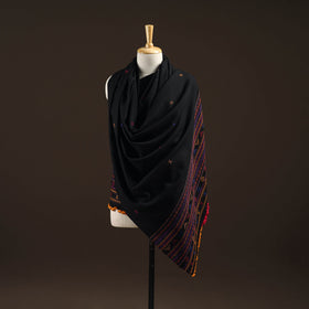Kutch bhujodi handwoven merino wool dhabla shawl 22