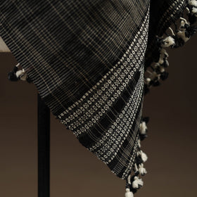 Kutch bhujodi handwoven merino wool shawl 111 - handcrafted