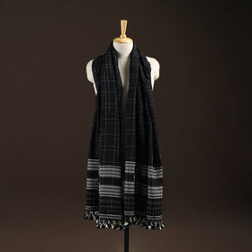 Kutch bhujodi handwoven merino wool shawl 114 - handcrafted