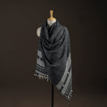 Kutch bhujodi handwoven merino wool shawl 154 - handcrafted