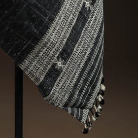 Kutch bhujodi handwoven merino wool shawl 154 - handcrafted