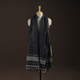 Kutch bhujodi handwoven merino wool shawl 160 - handcrafted