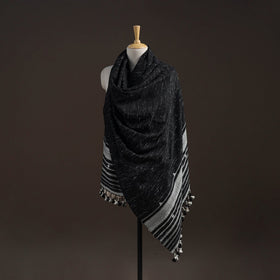 Kutch bhujodi handwoven merino wool shawl 35 - handcrafted