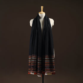 Kutch bhujodi handwoven merino wool shawl 38 - handcrafted