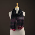 Kutch bhujodi handwoven merino wool stole 177 - handcrafted