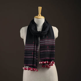 Kutch bhujodi handwoven merino wool stole 177 - handcrafted