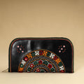 Black Kutch Embroidery Wallets for Women