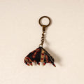 Black Kutch Embroidery Handmade Keychain 