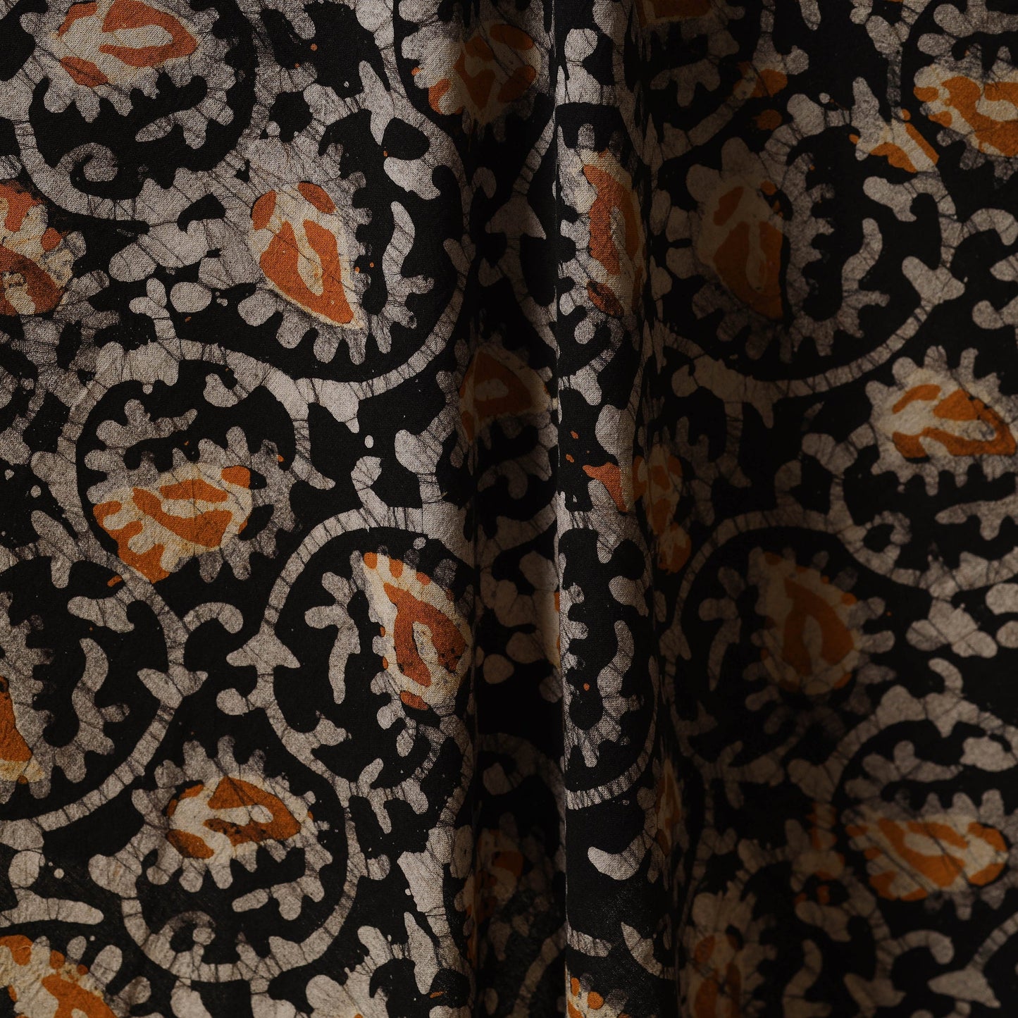 Kutch hand batik cotton fabric 01 - handcrafted