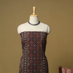 Kutch hand natural dyed 3pc unstitched dress material 19