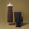 Kutch hand natural dyed 3pc unstitched dress material 24