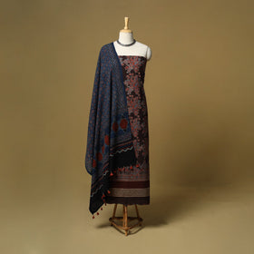 Kutch hand natural dyed 3pc unstitched dress material 24