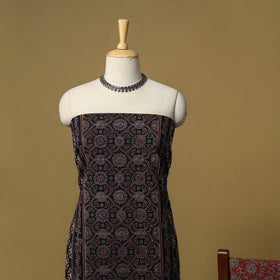 Kutch hand natural dyed 3pc unstitched dress material 27