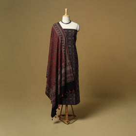 Kutch hand natural dyed 3pc unstitched dress material 27